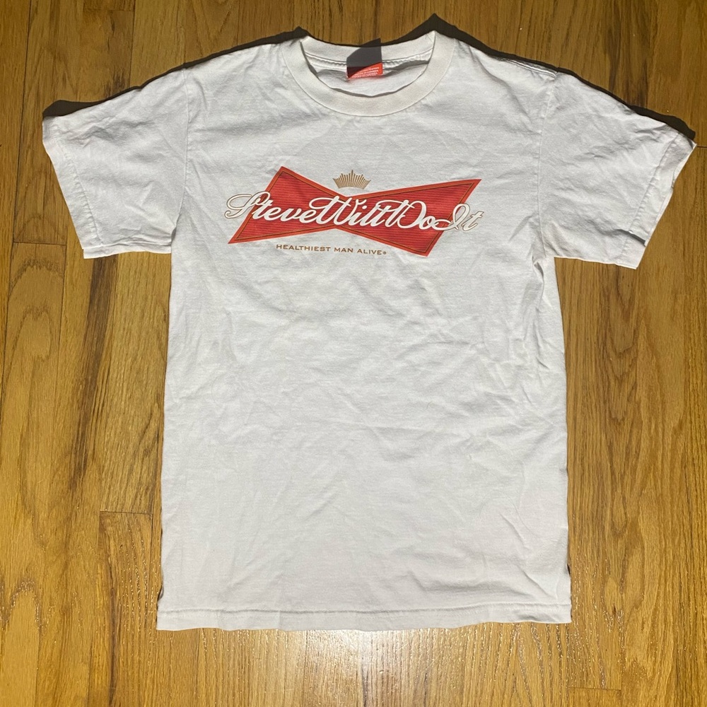 Stevewilldoit Bud Weiser T-Shirt FULL SEND (Size S)
